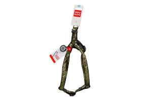 Шлея д/собак Мілітарі з QR паспортом пластиковий фастекс р.S 15мм А/В40-55см 330-4026 ВауДог