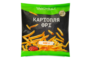 Картопля фрі швидкозаморожена Yarofruit м/у 400г