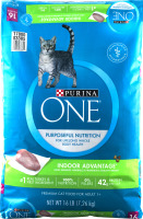 Purina One Purposeful Nutrition Indoor Advantage Cat Food Turkey