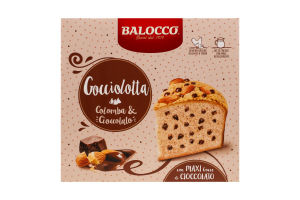 Кекс Balocco Colomba Gocciolotta з шокол краплями