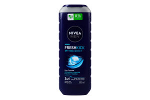 Гель для душа для тела лица и волос 3в1 Заряд прохлады Nivea Men 500мл