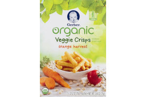 Gerber Organic Veggie Crisps Orange Harvest - 5 CT