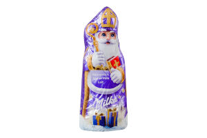 Шоколад фігурний молочний у формі Святого Миколая Milka м/у 90г