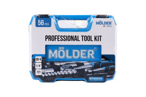 Набір інструментів Molder 1/4\" в кейс 56шт MT60056