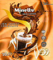 Кофе жареный молотый в дрип-пакете Chocolate Minelly м/у 10г