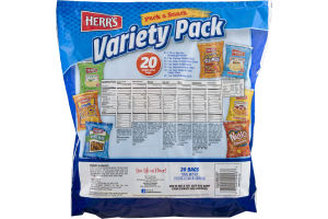 Herr's Pack a Snack Variety Pack - 20 CT