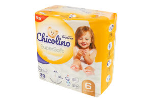 Трусики-подгузники для детей 16-24кг 6 Super Soft Chicolino 30шт