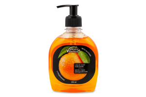 Мило рідке Мандаринове з гліцерином 300мл з дозатором Енерджі оф Вітамінс