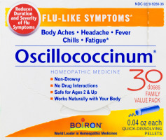 Boiron Oscillococcinum Flu-Like Symptoms Homeopathic Medicine Quick-Dissolving Pellets - 30 CT