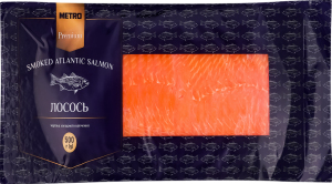 Сьомга нарізана слайсами сашимі Metro Premium х/к в/у 500г