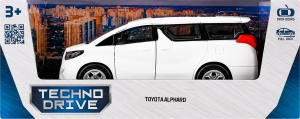 Іграшка Автомодель Alphard білий TechnoDrive