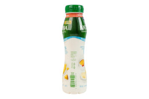 Бифидойогурт 0.5% питьевой без сахара с бифидобактериями Actiregularis с наполн Персик-ананас-банан Активіа п/бут 250г