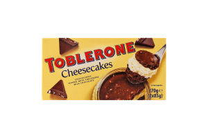 Десерт Cheesecаkes Toblerone к/у 2x85г