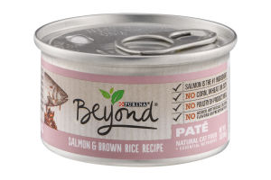 Purina Beyond Natural Cat Food Salmon & Brown Rice Recipe Pate