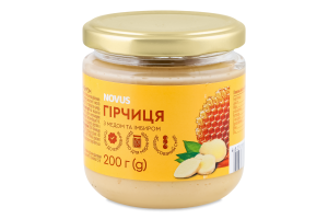 Гірчиця з медом та імбиром Novus с/б 200г
