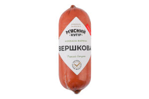Ковбаса варена з м'ясом птиці Вершкова М'ясний хутір 1ґ кг