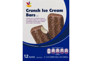 Ahold Crunch Ice Cream Bars - 12 CT