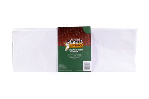 Smart Living Holiday White Gift Wrapping Tissue