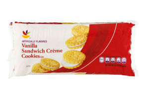 Ahold Vanilla Sandwich Creme Cookies