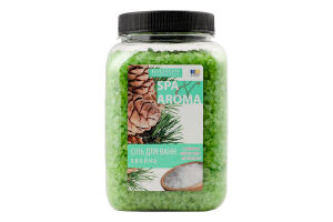 Сіль д/ванн СПА Арома Хвойна з ефірними оліями кедра та кипариса 750г Біотон