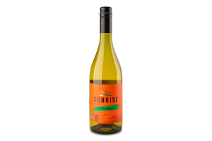 Вино 0.75л 12.5% біле сухе виноградне Шардоне Sunrise пл