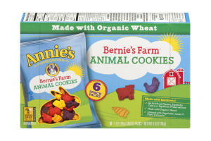 Annie's Homegrown Bernie's Farm Animal Cookies - 6 CT
