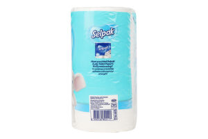 Папір туалетний 2-х шаровий Comfort Selpak 4шт