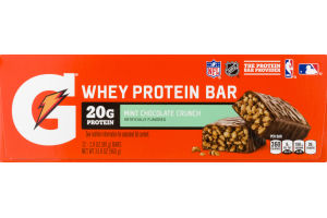 Gatorade Whey Protein Bar Mint Chocolate Crunch - 12 CT