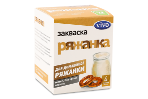 Закваска бактеріальна Ряжанка 4*0,5г Віво