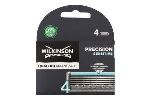 Картриджи для бритья Sensitive Precision Essential 4 Quattro Wilkinson Sword 4шт