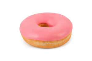 Донат зі смаком полуниці Рум'янець м/у 65г