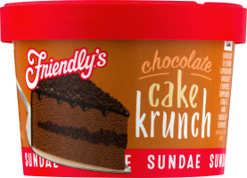 Friendly's Chocolate Cake Krunch Sundae