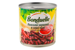 Фасоль красная в соусе чили консервированная стерилизованная Bonduelle ж/б 430г