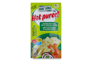 Пюре картофельное со вкусом курицы и жареным луком Hot puree! Aunt Sonia м/у 30г