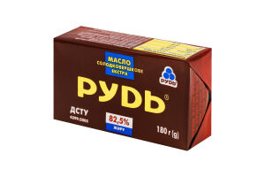 Масло сладкосливочное 82.5% Экстра Рудь м/у 180г