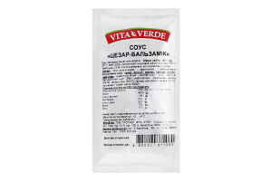 Соус-заправка для салатів Цезар-бальзамік Vita Verde м/у 40г