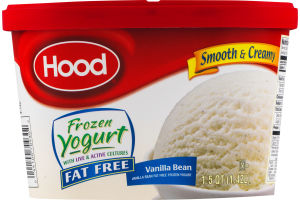 Hood Fat Free Frozen Yogurt Vanilla Bean