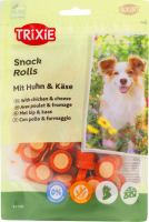 Ласощі д/собак Преміо Чікен Чіз Рол з куркою та сиром 100г Тріксі