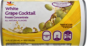 Ahold Frozen Concentrate White Grape Cocktail