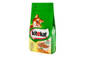 Корм сухой полнорационный для взрослых котов С курицей и овощами KiteKat м/у 1.8кг
