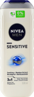 Гель для душа для тела, лица и волос 3в1 Sensitive Nivea Men 500мл