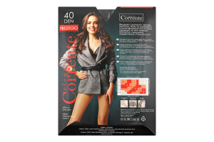 Колготи жіночі Prestigio неро 40ден р.2 Corrente