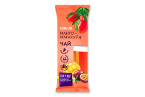 Концентрат напою рідкий пастеризований Манго-маракуя Чай Novus м/у 50г