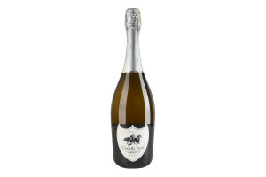 Вино игристое 0.75л 10% белое сухое виноградное Spumante Brut Cavalli Neri бут
