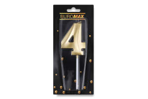 Свічка Buromax Цифра 4