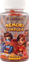 Добавка дієтична д/дітей Memory Complex від 4років 60пастилок жувальних Vita PharmX
