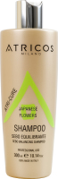 Шампунь для волос себорегулирующий Японские цветы Atricos Milano 300мл
