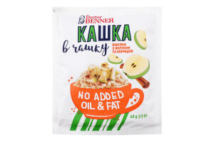 Каша овсяная с яблоком и корицей Кашка в чашку Doctor Benner м/у 40г