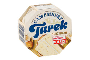 Сыр мягкий с плесенью С грибами Камамбер Turek к/у 120г