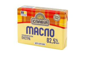 Масло 82.5% солодковершкове екстра Баштанське Славія м/у 180г